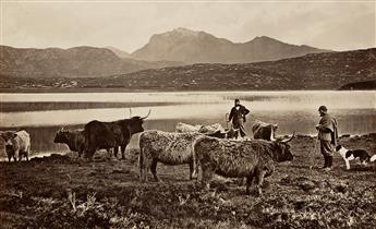 (SCOTLAND) An Album with 48 images by Scottish photographers James Valentine (1815-79) and George Washington Wilson (1823-93). Circa 18